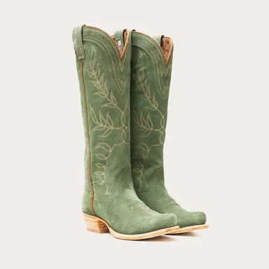 Hyer Women's Abbyville Western Boots-Green