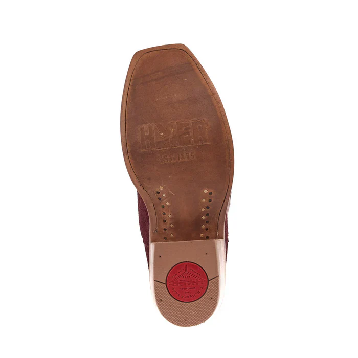 Hyer Women's Rose Hill Western Boots- Burgundy - Image 6