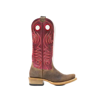 Hyer Women's Sun City Western Boot - Tan/Pink - Image 5