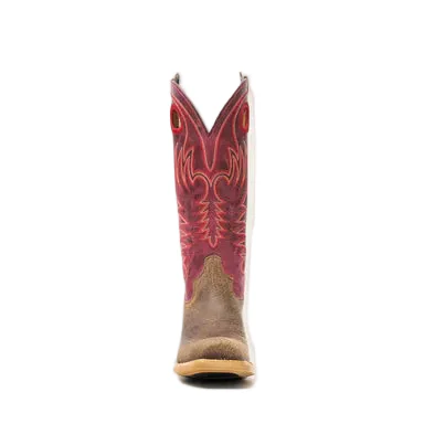 Hyer Women's Sun City Western Boot - Tan/Pink - Image 6