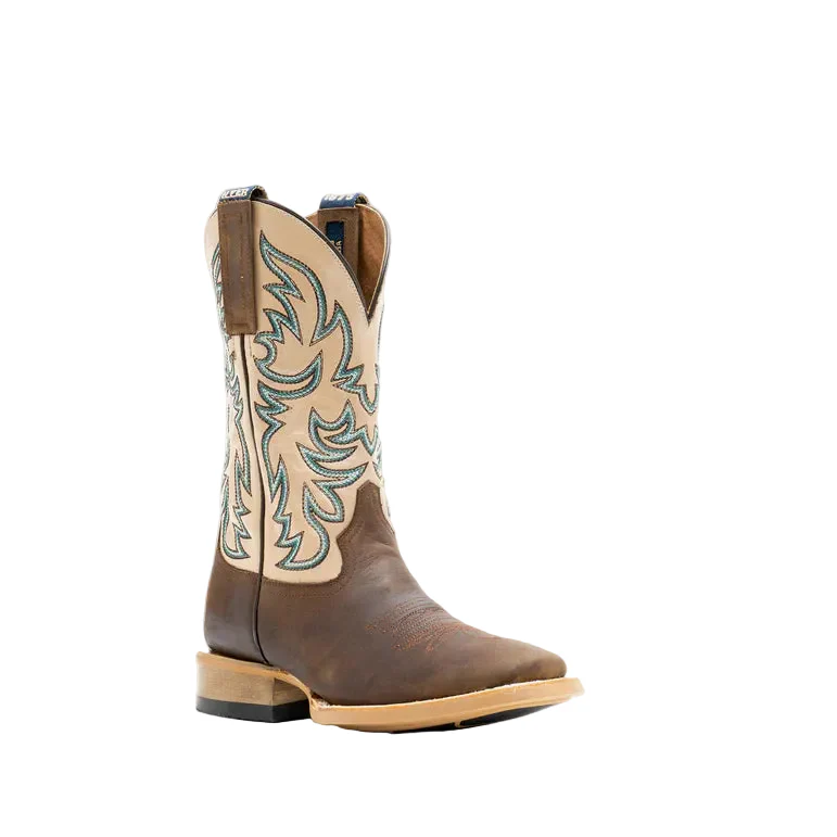 Hyer Women's Topeka Western Boot - Brown/White - Image 2