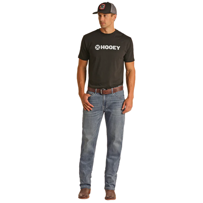 Hooey Mens Double Barrel Stackable Bootcut Vintage Jeans - Medium Vintage