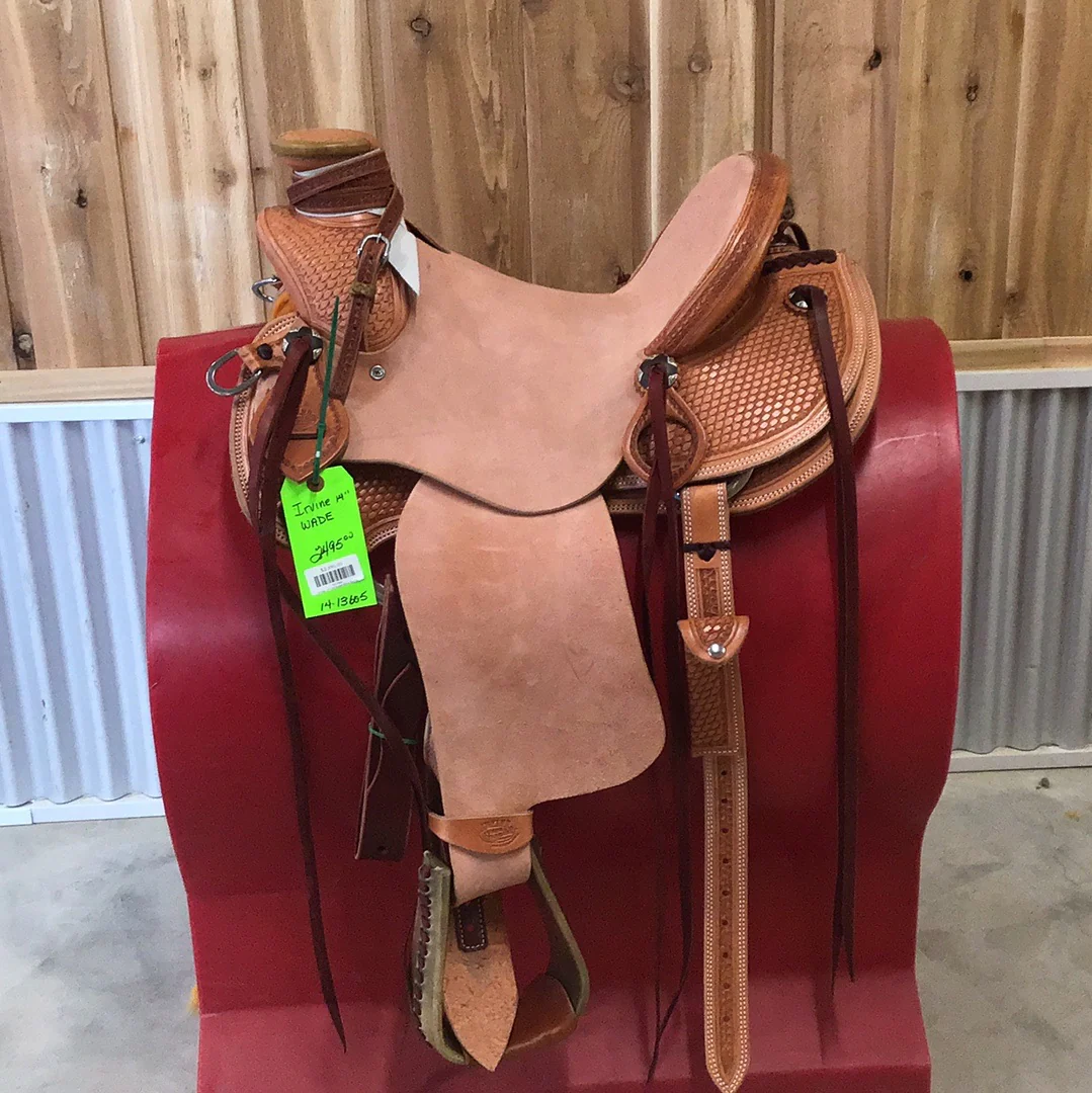 Irvine 14" 1/2 Tooled Wade Saddle