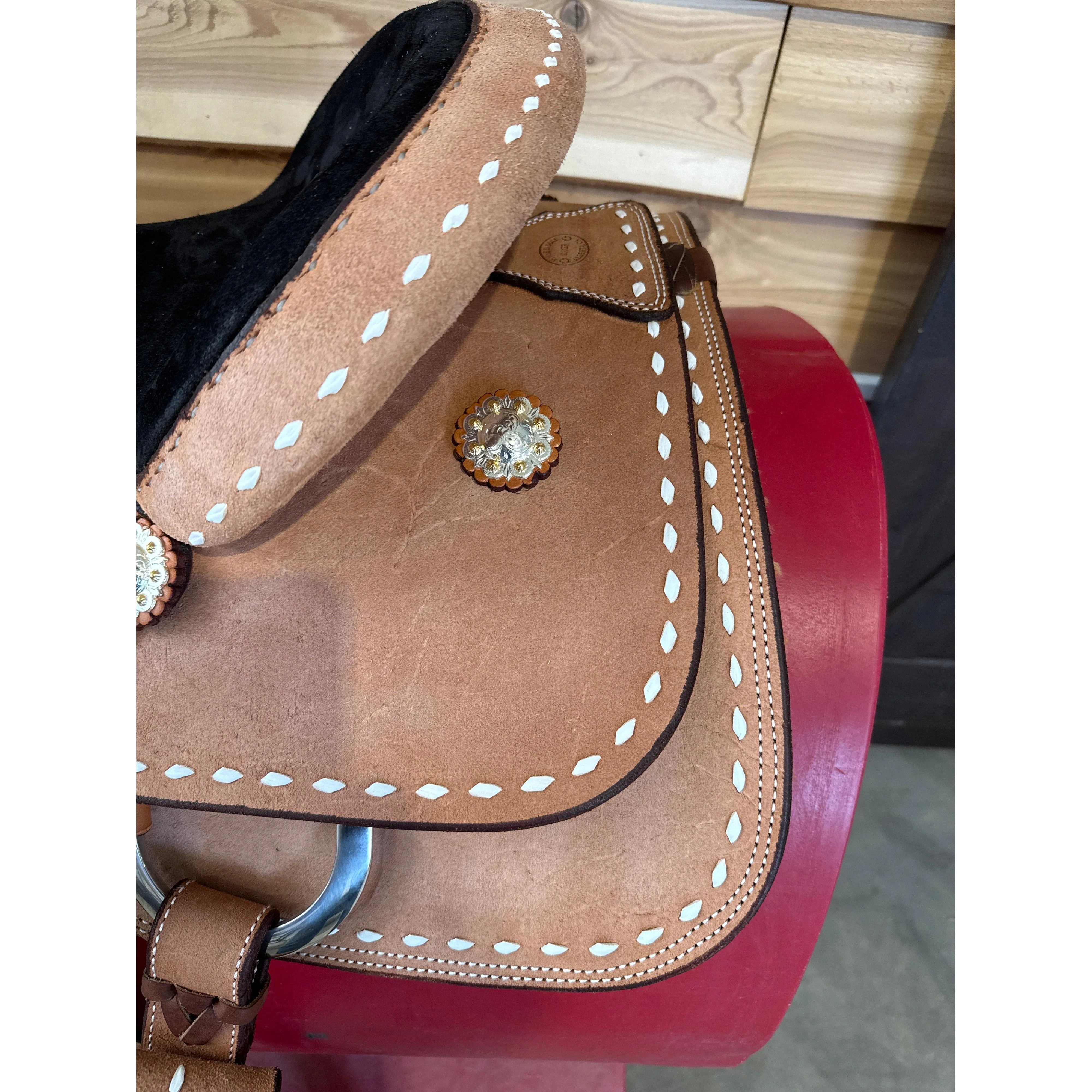 Irvine 15.5" Bowen Roper Saddle - Image 2