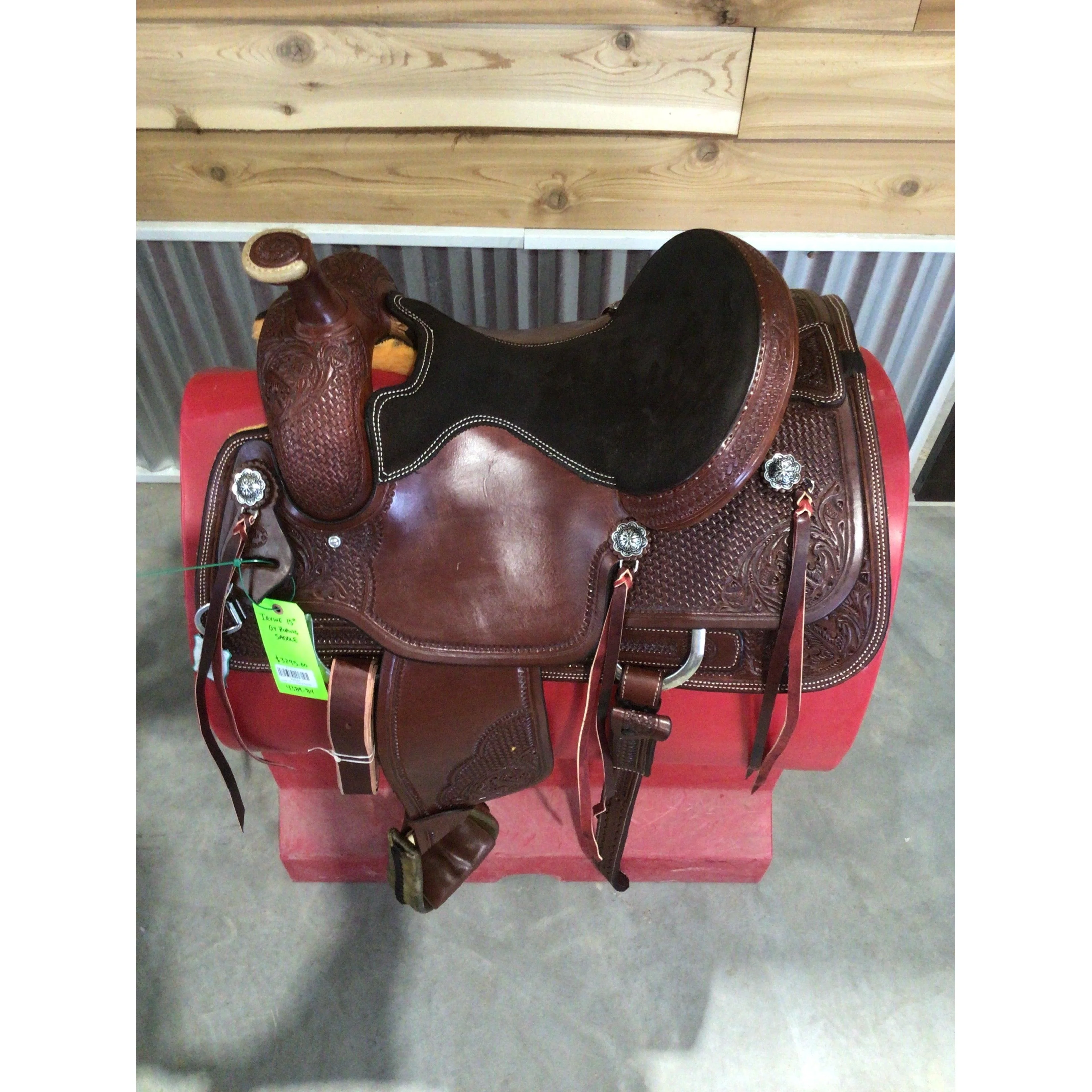 Irvine 15" Oy Roping Saddle - Image 2