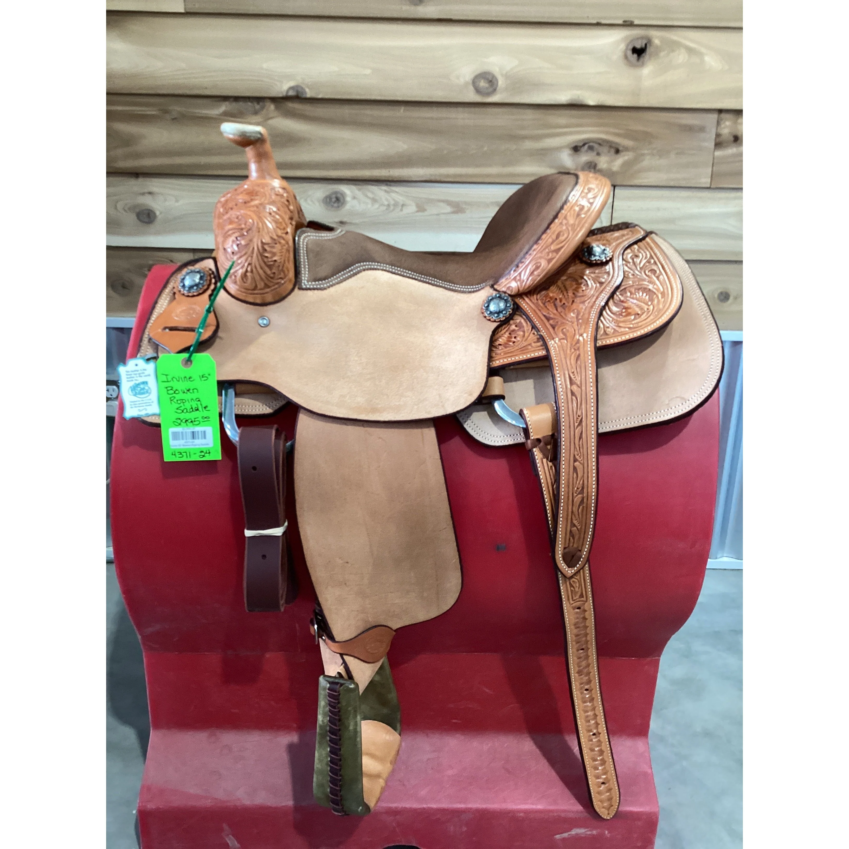 Irvine 15" Bowen Roping Saddle