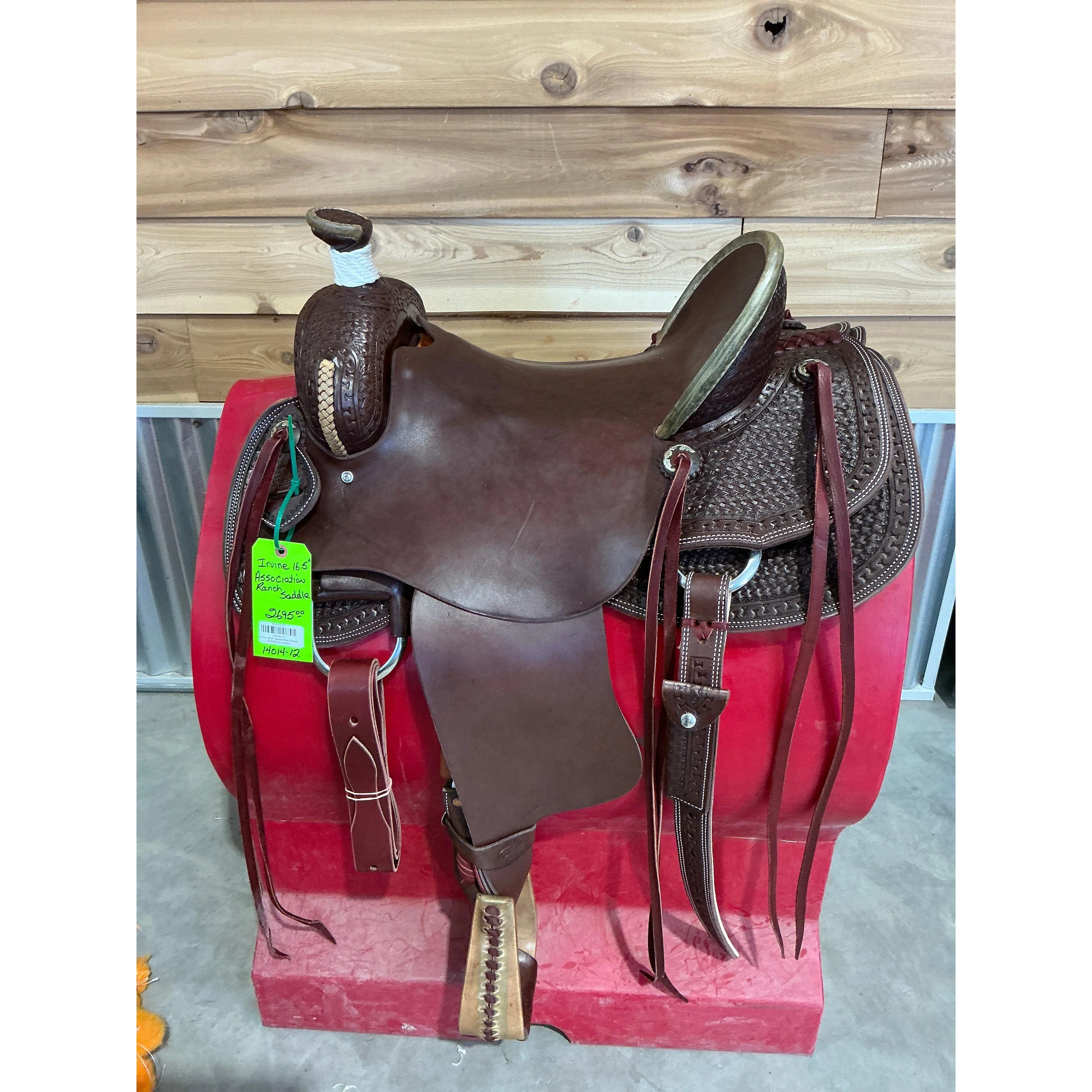 Irvine 16.5" Association Ranch Saddle-Chocolate