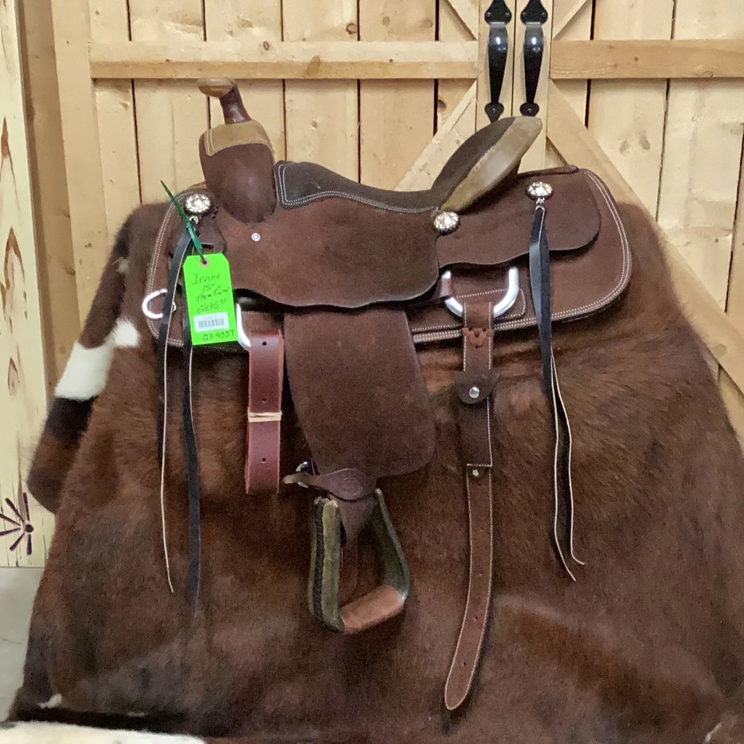 Irvine 15" Team Roping Saddle