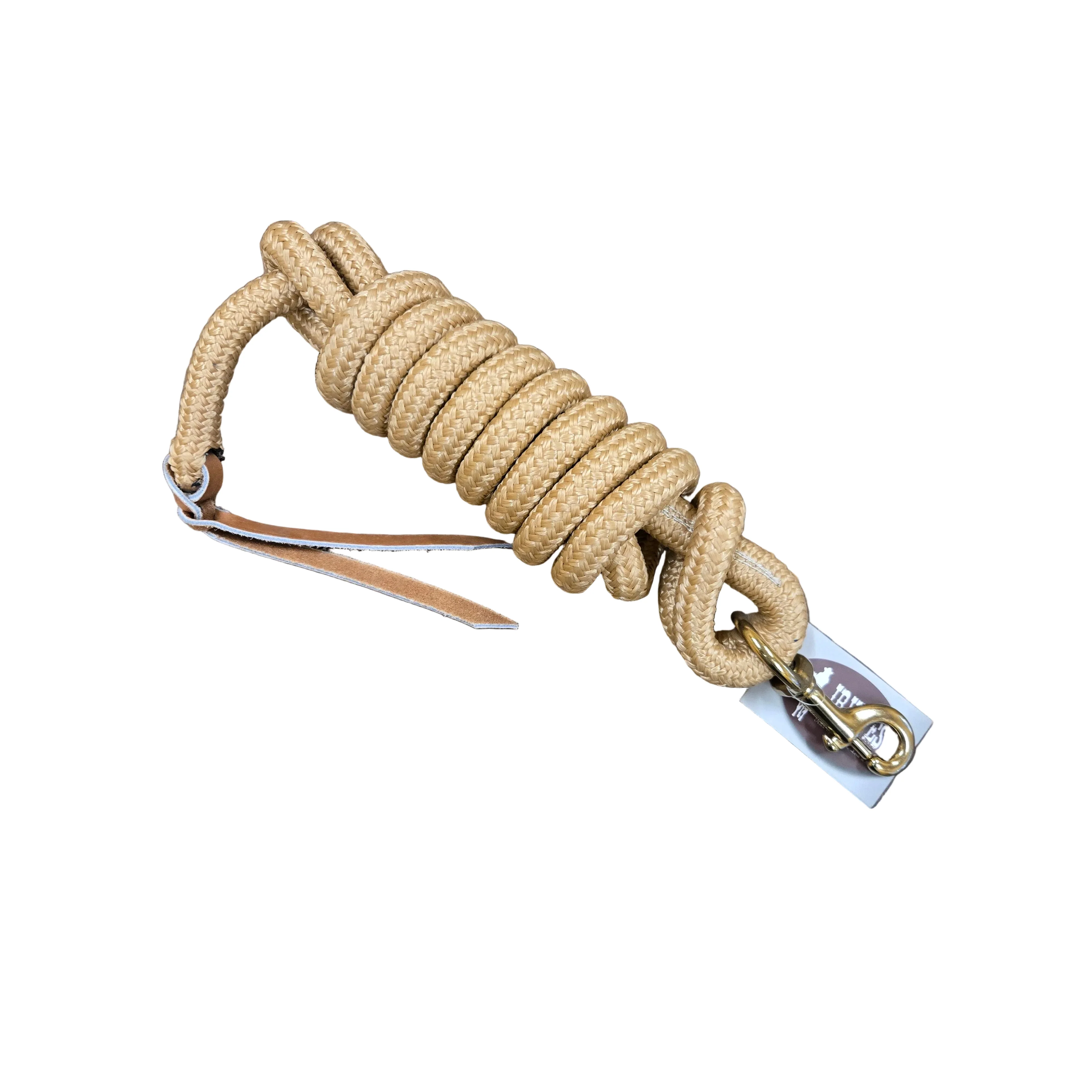Irvine Cowboy Lead 9 ft 5/8" Leadn w/Brass Plated Bolt Snap Solid Colour