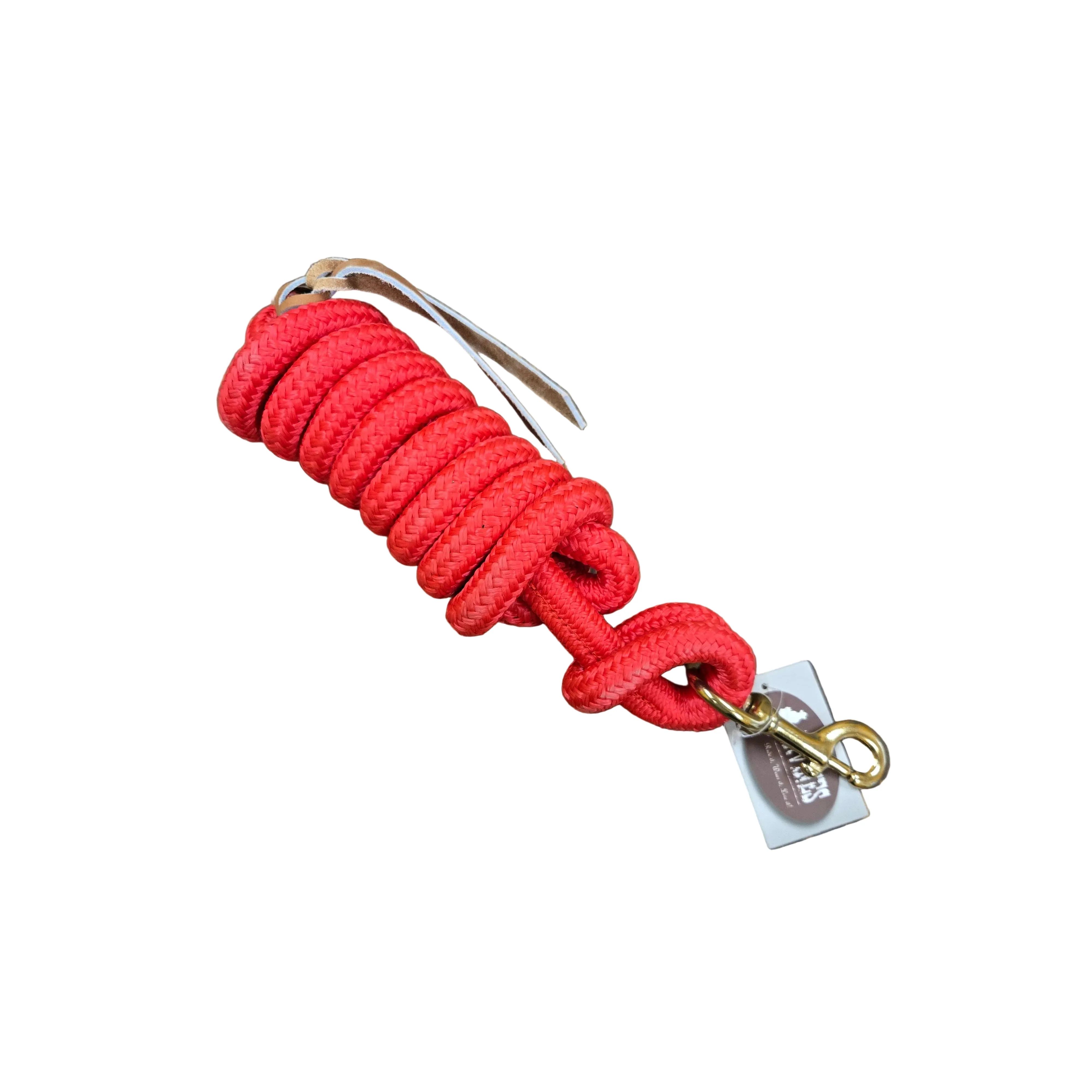 Irvine Cowboy Lead 9 ft 5/8" Leadn w/Brass Plated Bolt Snap Solid Colour - Image 3