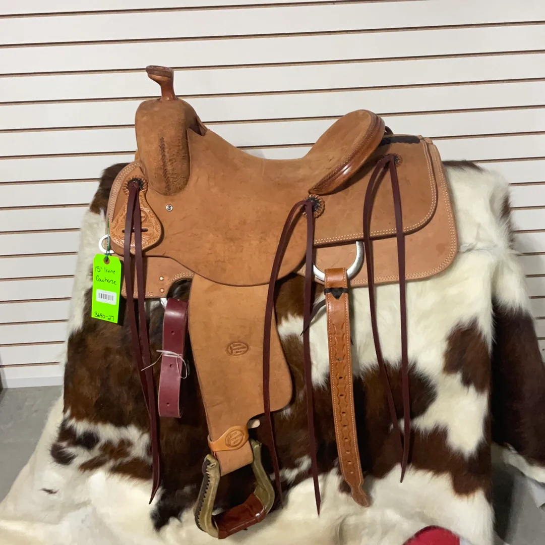 Irvine 15" Cowhorse Saddle