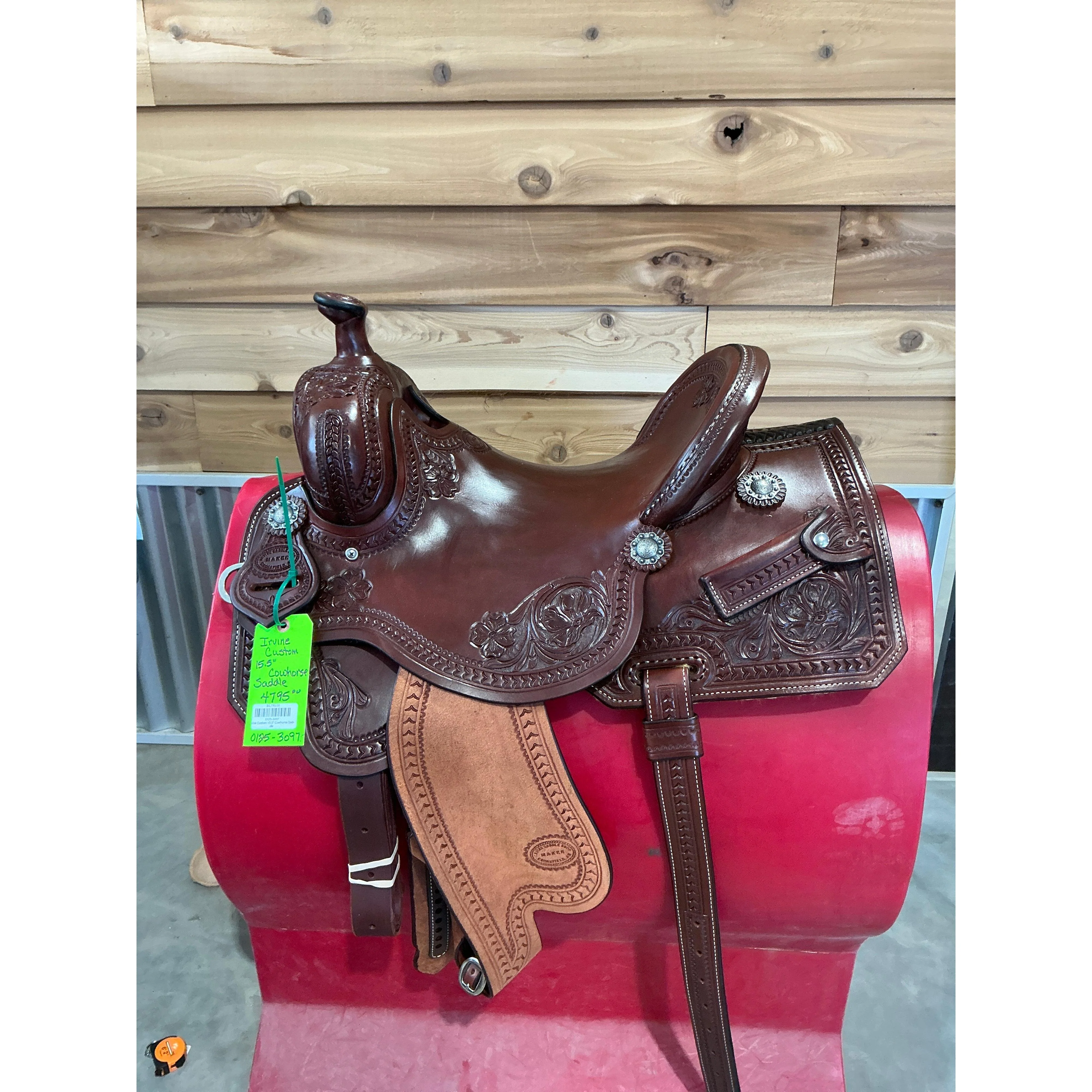 Irvine Custom 15.5" Cowhorse Saddle