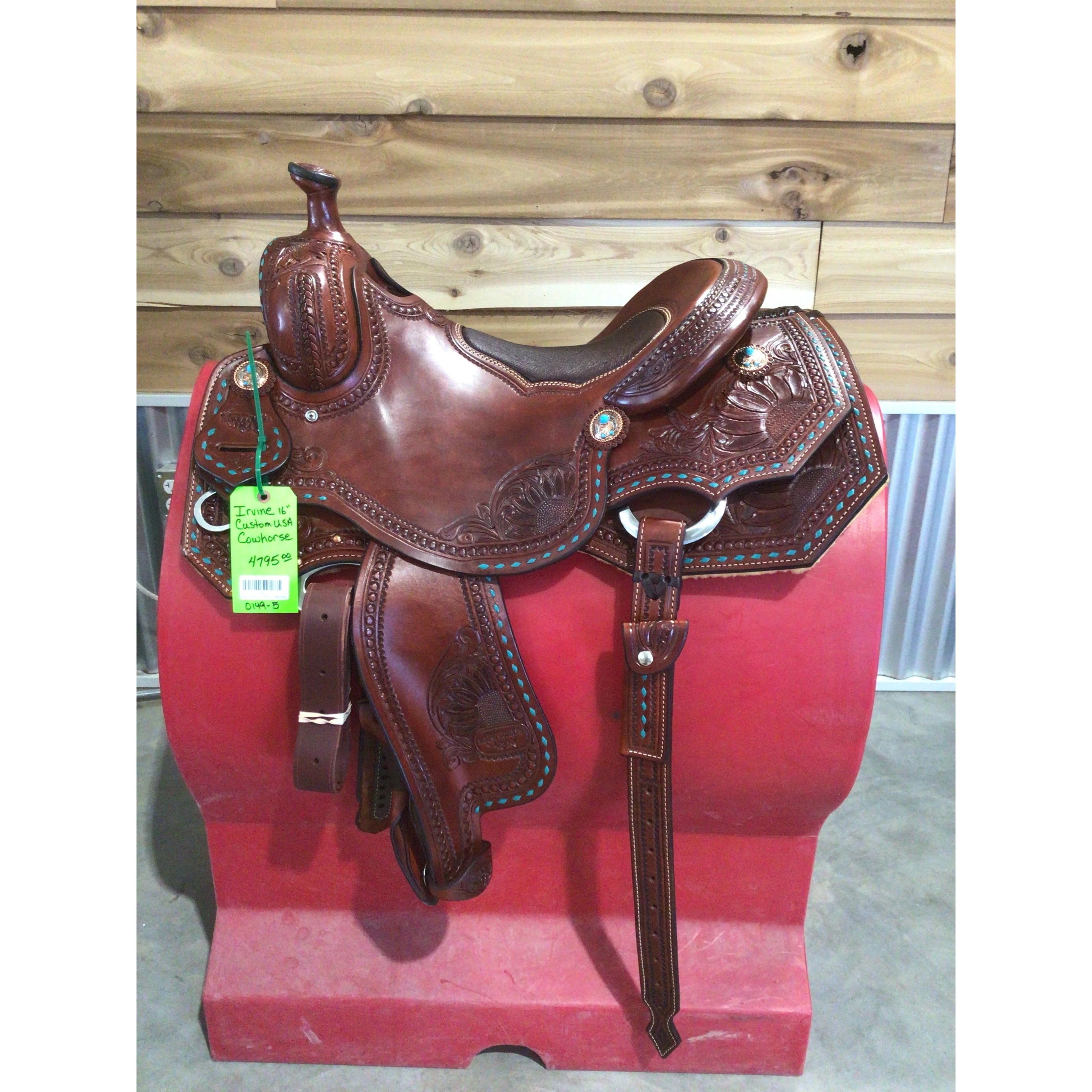 Irvine USA Custom 16" Cowhorse Saddle