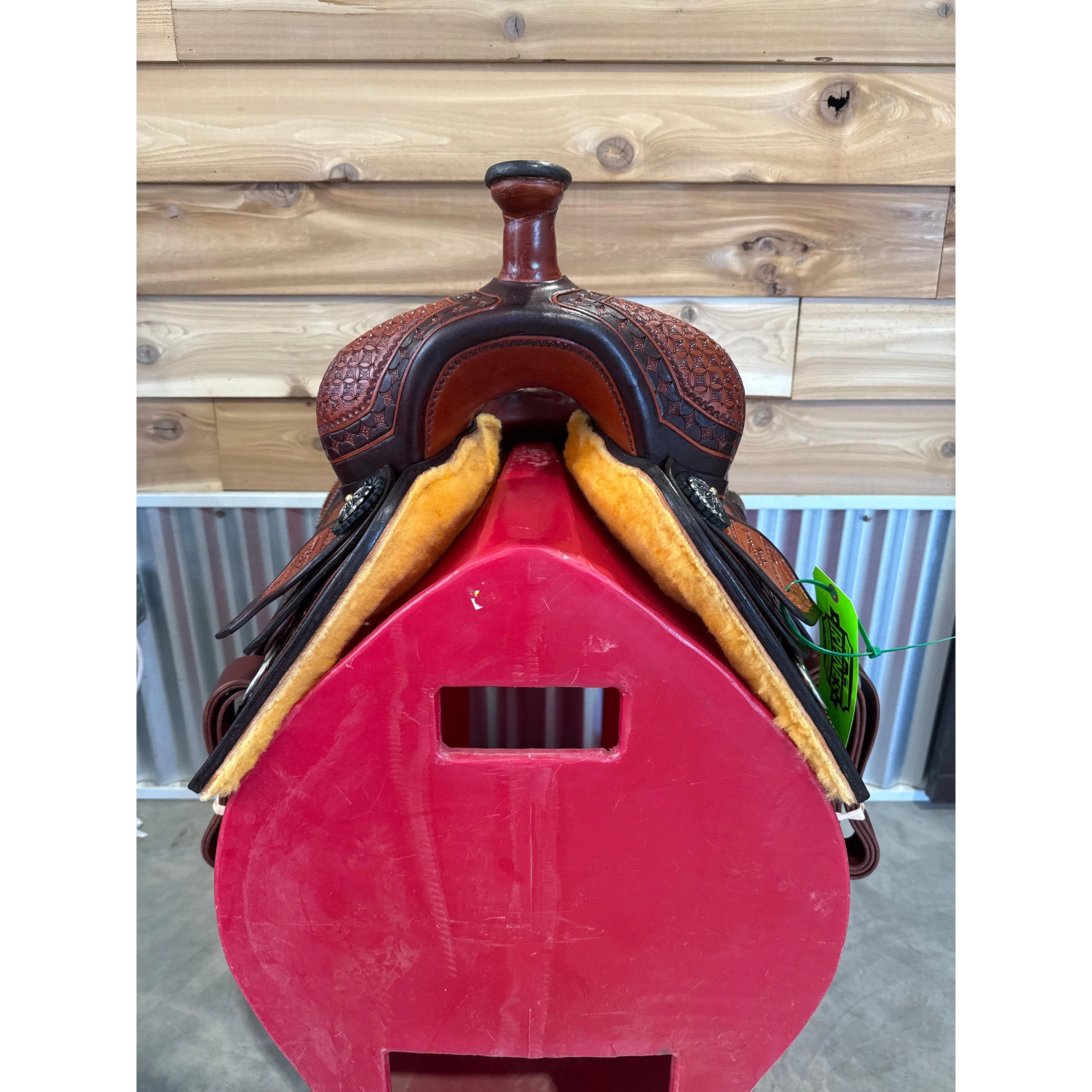 Irvine Custom 16" Cowhorse Saddle - Image 3