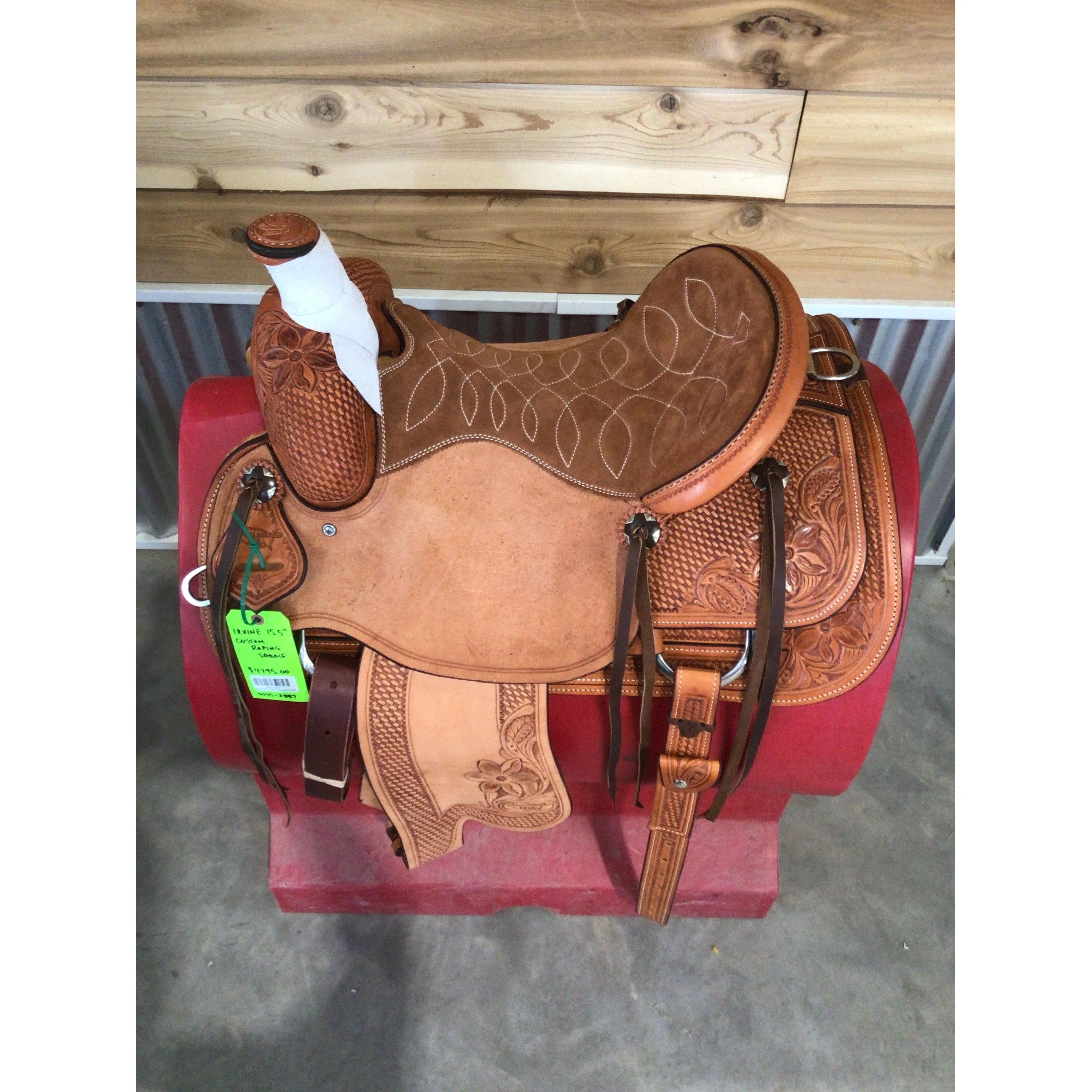 Irvine 15.5" Custom Roping Saddle - Image 2