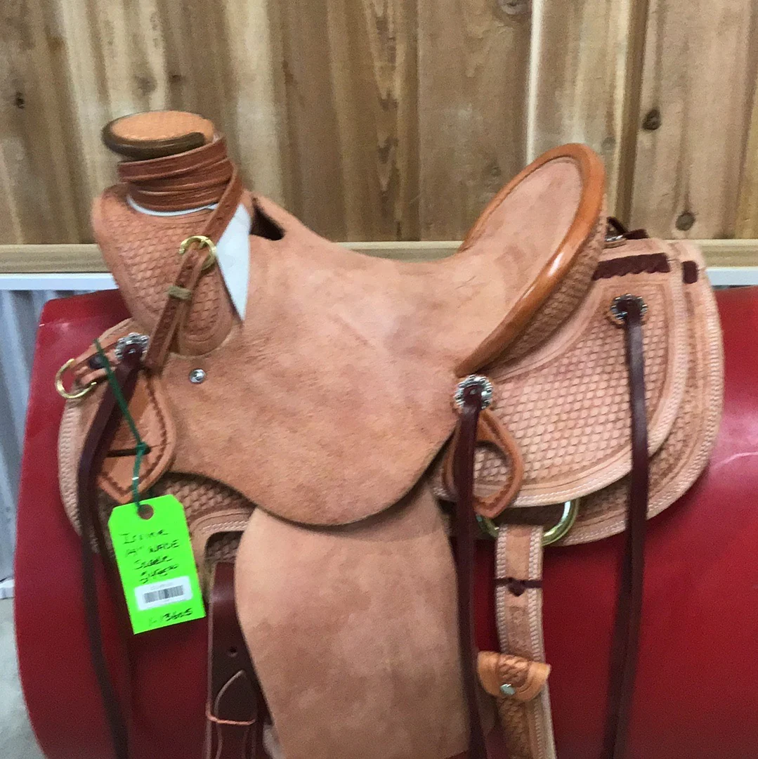 Irvine 14" Rough Out Wade Saddle - Image 2