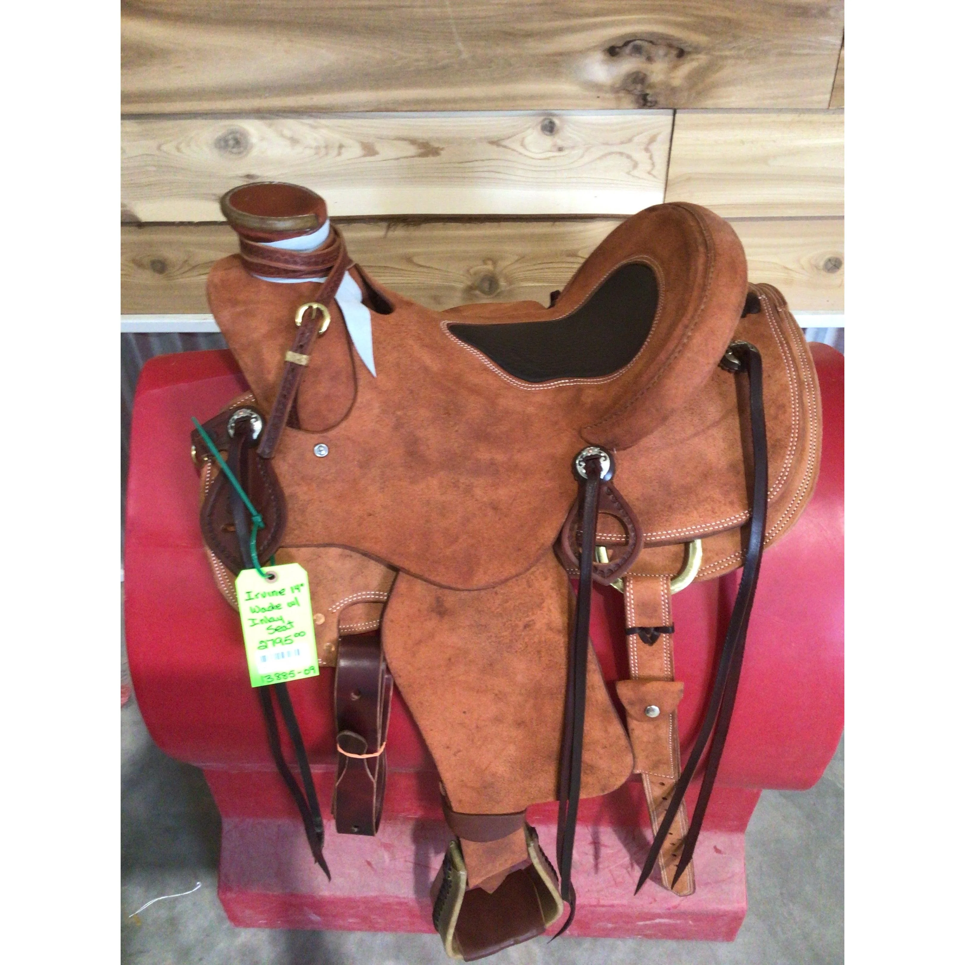 Irvine's 14" Wade Saddle w/ Inlay Seat - Image 2