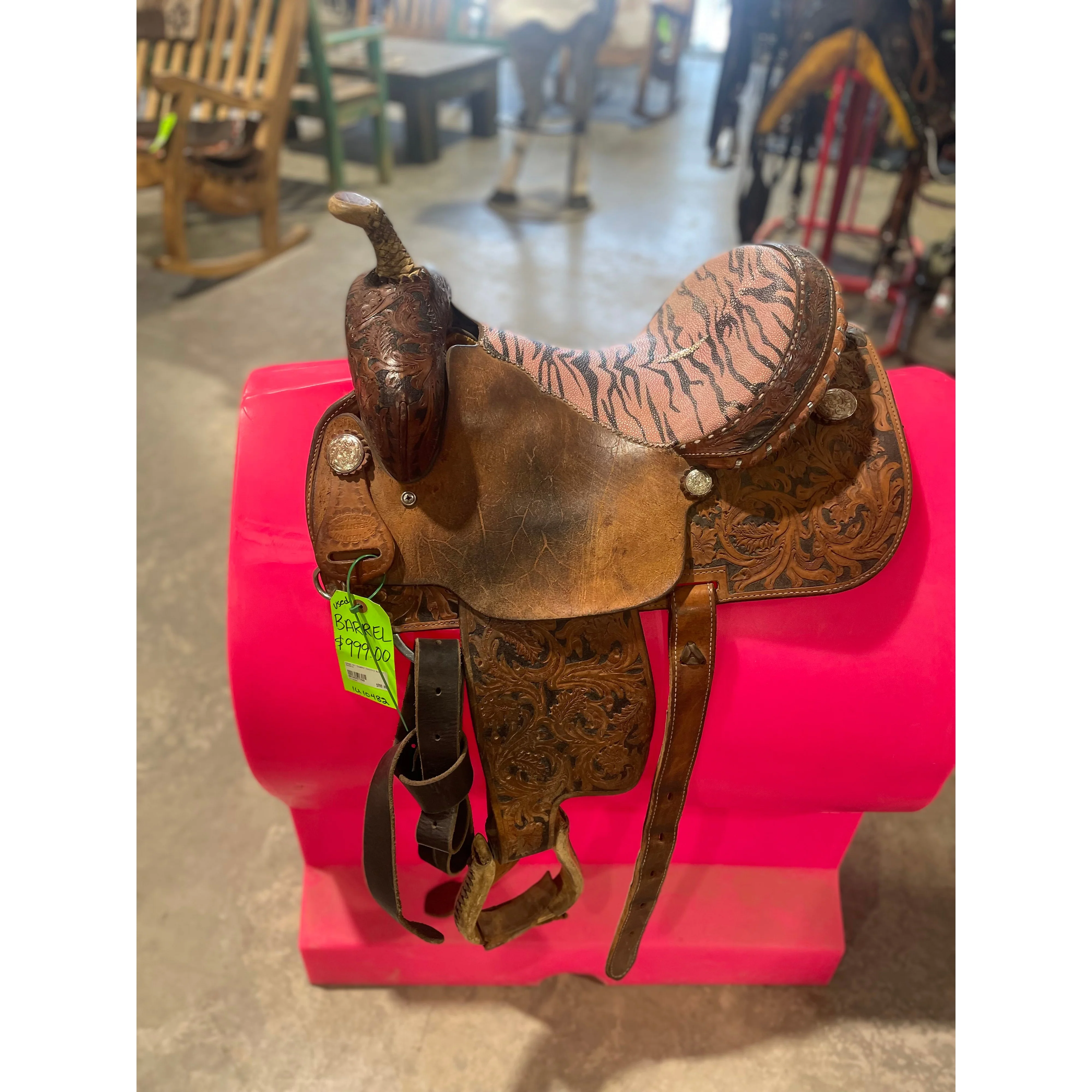 Used Cowboy Country 14" Barrel Saddle