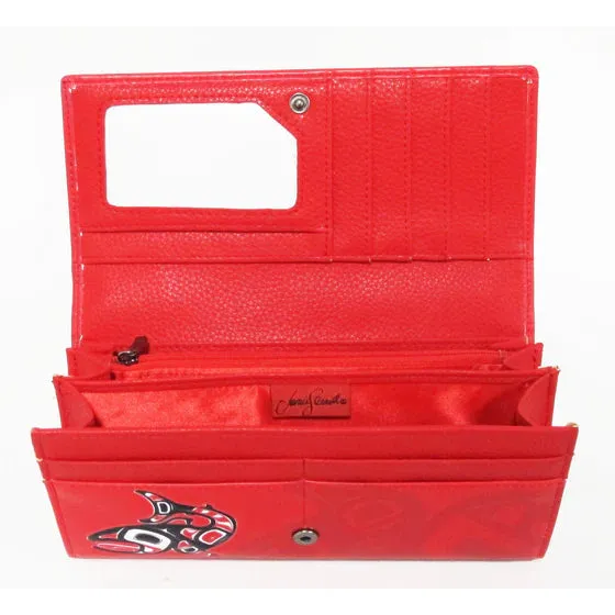 Jamie Sterritt Salmon Wallet-Red - Image 2