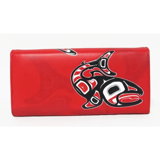 Jamie Sterritt Salmon Wallet-Red - Image 3
