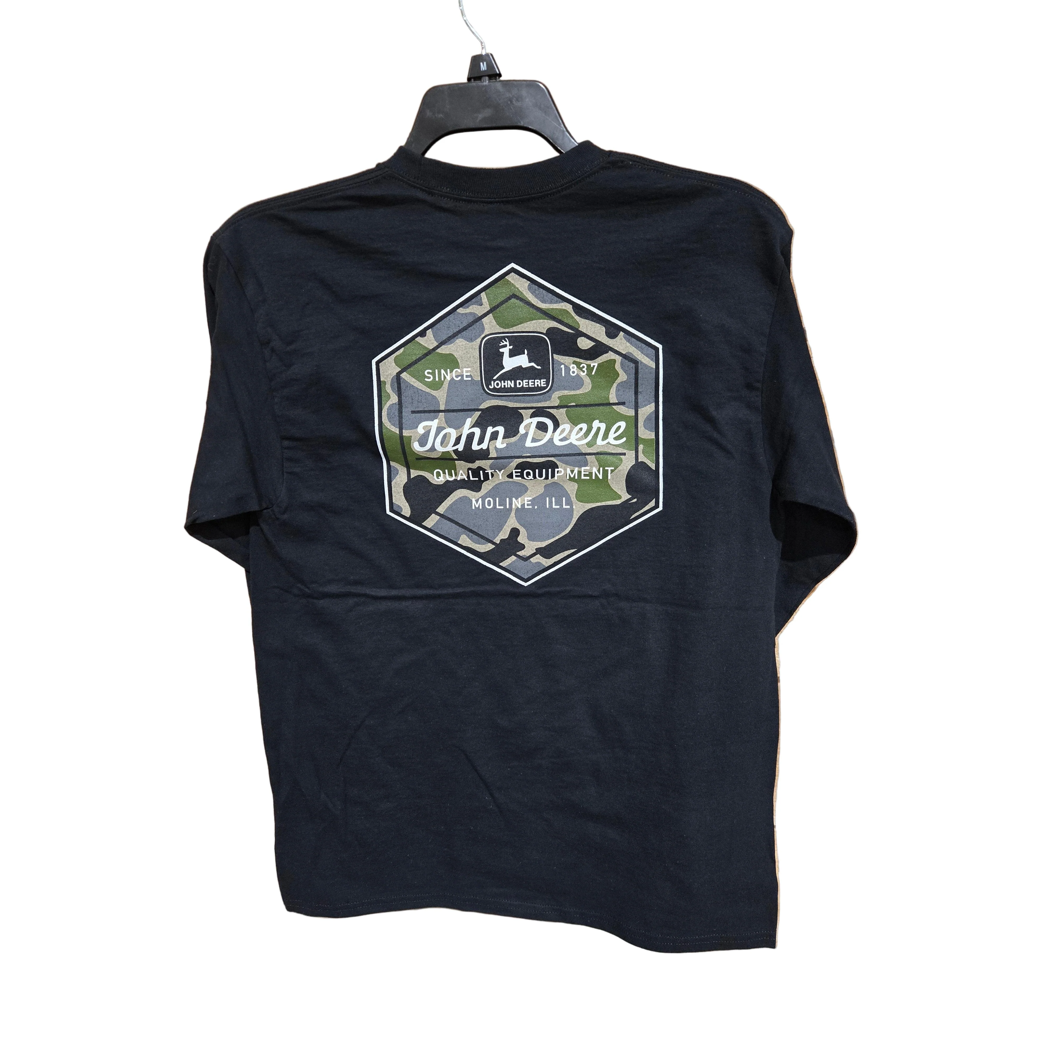 John Deere Men's Long Sleeve T-Shirt - Black - Image 2