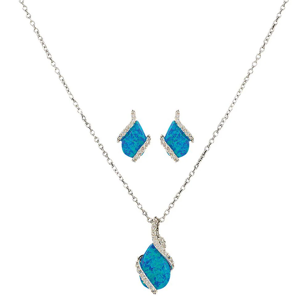 Montana Silversmiths River Lights Twin Paths Jewelry Set