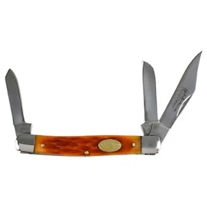 Justin 3-Blade Stockman Knife - Jigged Bone