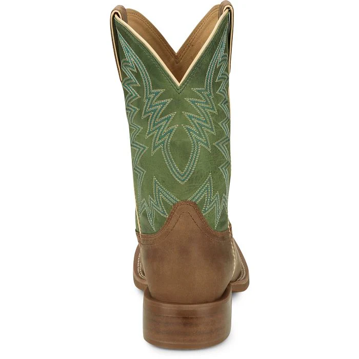 Justin Men's 11" Big Bucks Western Boot - Tan - Image 5