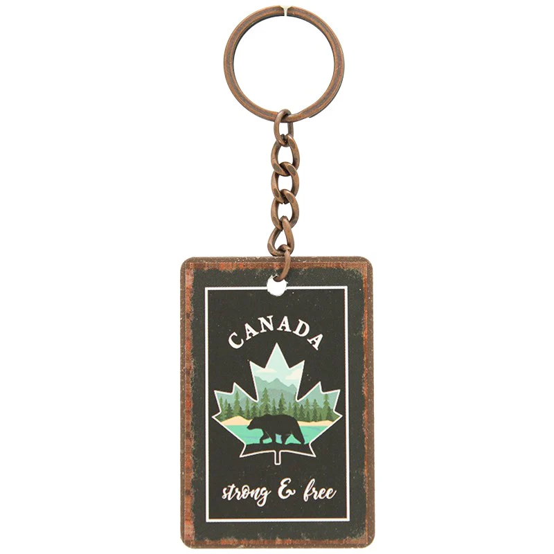 KC Gifts Key Chain Canada Strong and Free