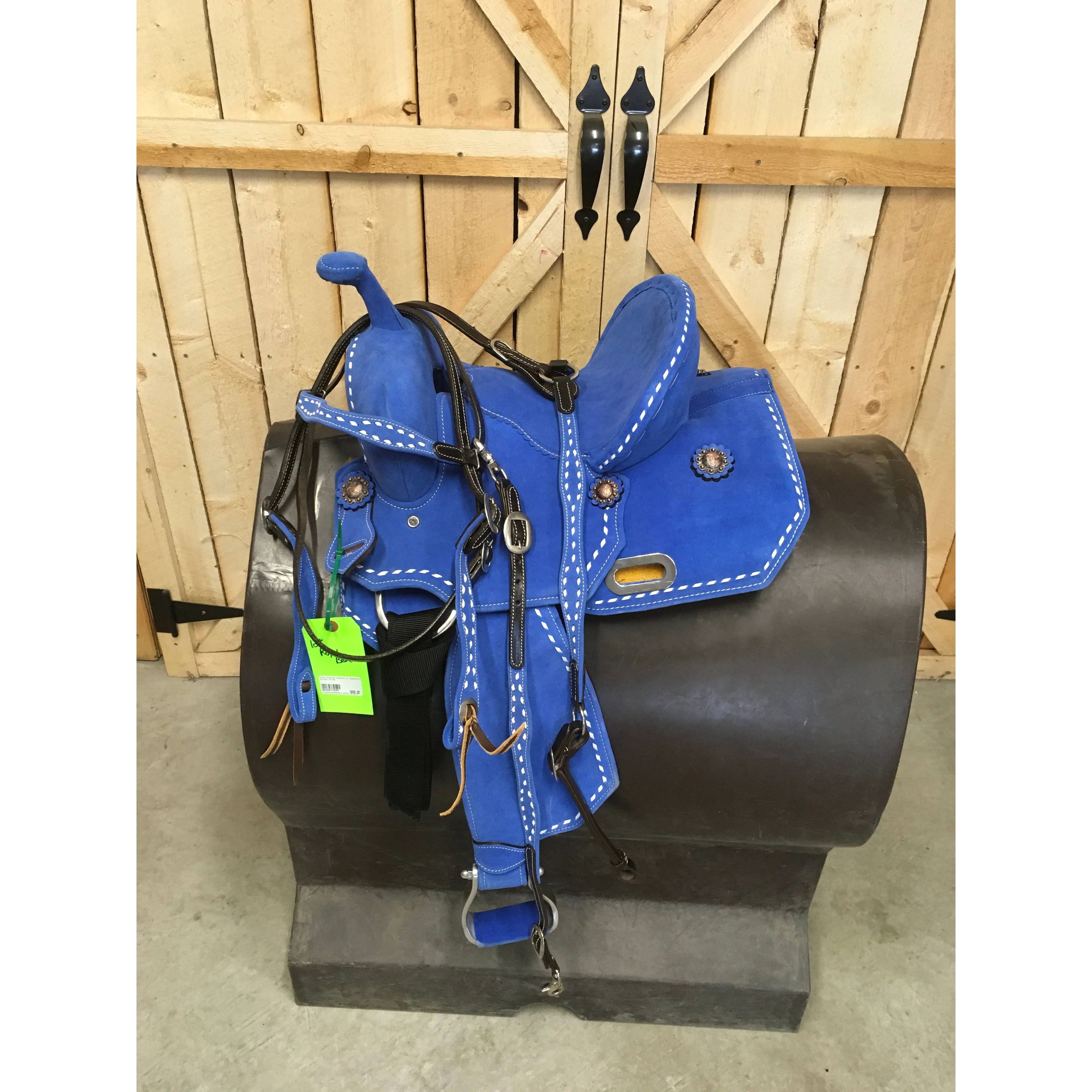 Kids Cloured Saddles w/ Headstall & Wither Strap - Image 7
