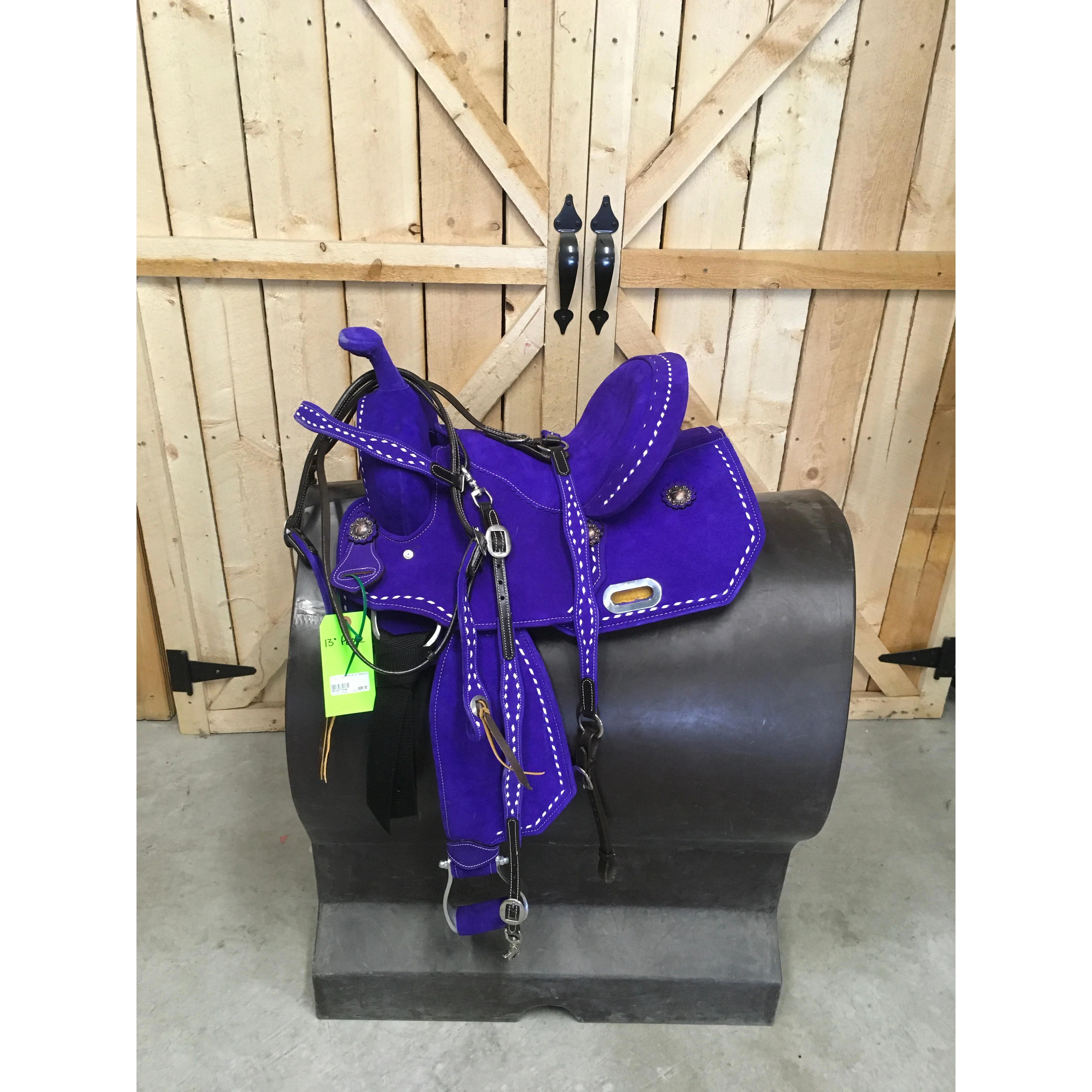 Kids Cloured Saddles w/ Headstall & Wither Strap - Image 8