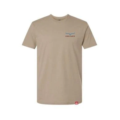 Kimes Men's Long Live Short Sleeve Tee Shirt - Multiple Colours