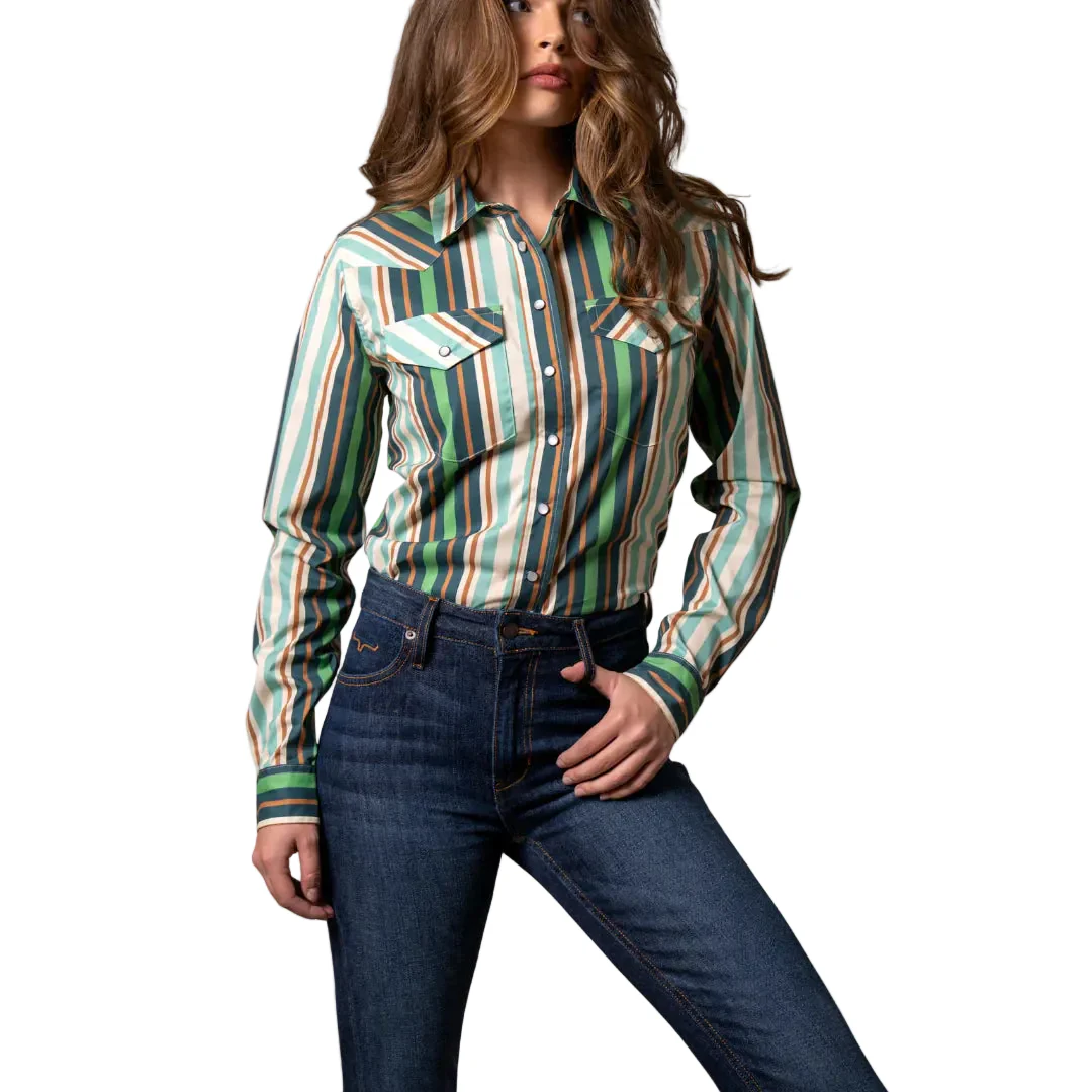 Kimes Ranch Women's Kai Long Sleeve Stripe Shirt - Multiple Colours - Image 4
