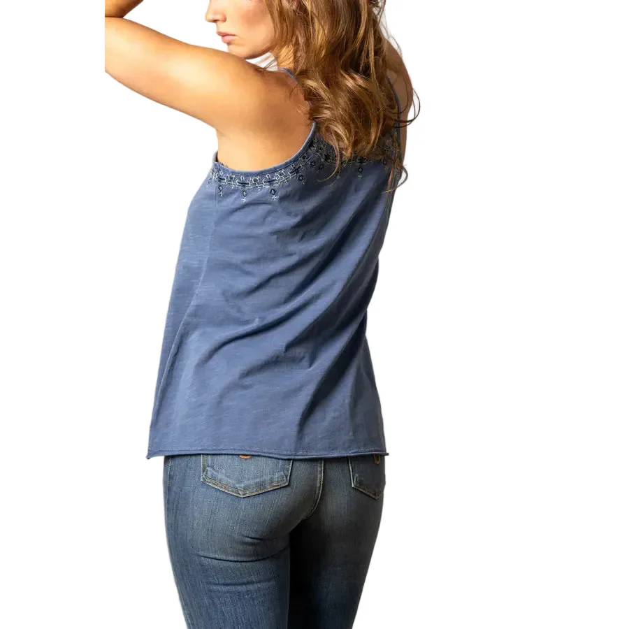 Kimes Ranch Women's Lana No Sleeves Top - Dark Blue - Image 2