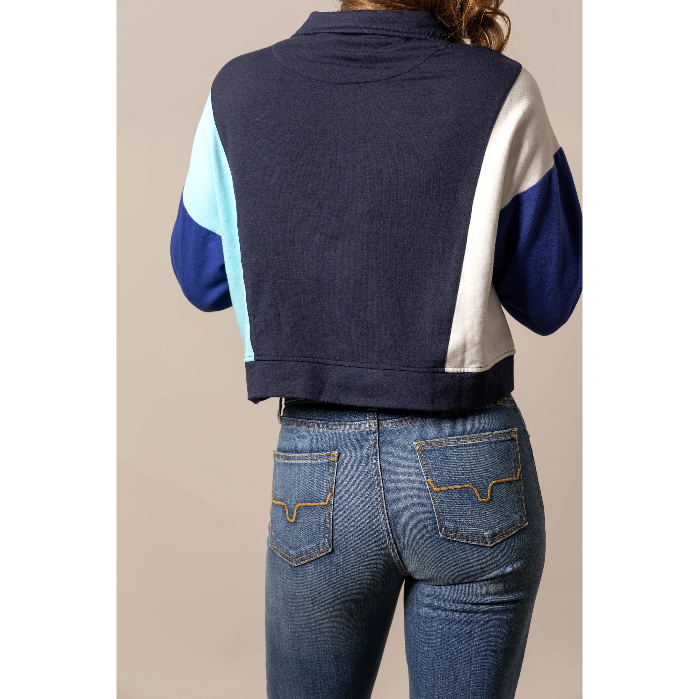 Kimes Women's Long Sleeve Cami 1/4 Zip Pullover- Multiple Colours - Image 6