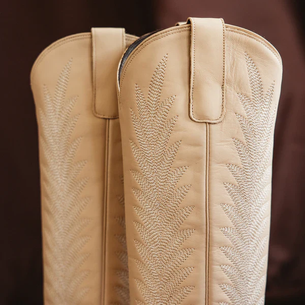 Lane Boots Women's Jentry Knee High Boots- Pale Ivory - Image 8