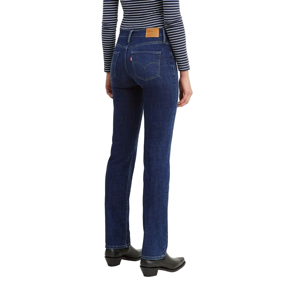 Levi Women's 314 Shaping Straight Jeans - Cobalt Offbeat - Image 3