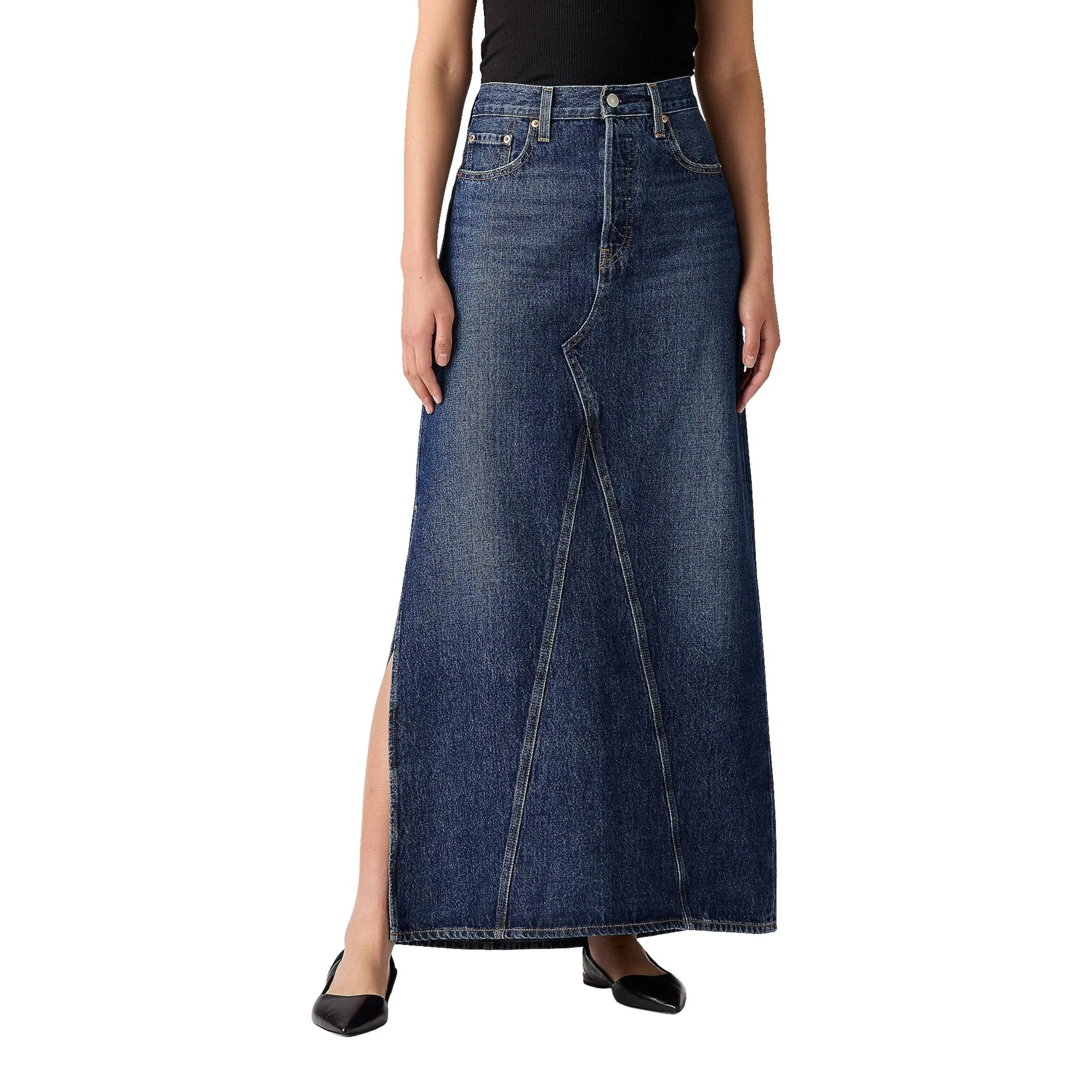 Levi Iconic Long Skirt with Split