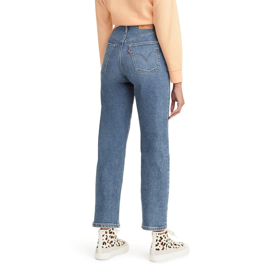 Levi Women's Ribcage Straight Ankle Jeans - Summer Slide - Image 3