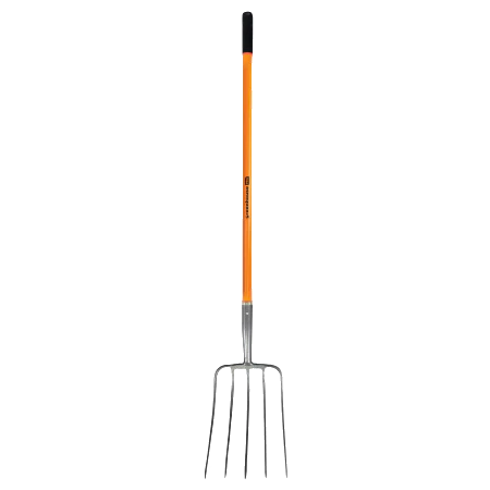 Long Handle Manue Fork-5 Tine