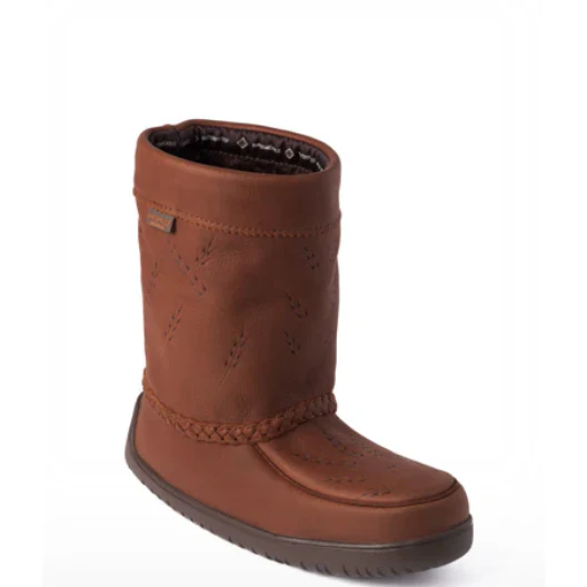 Manitobah Women's Half Tamarack Grain Mukluks - Black - Image 3