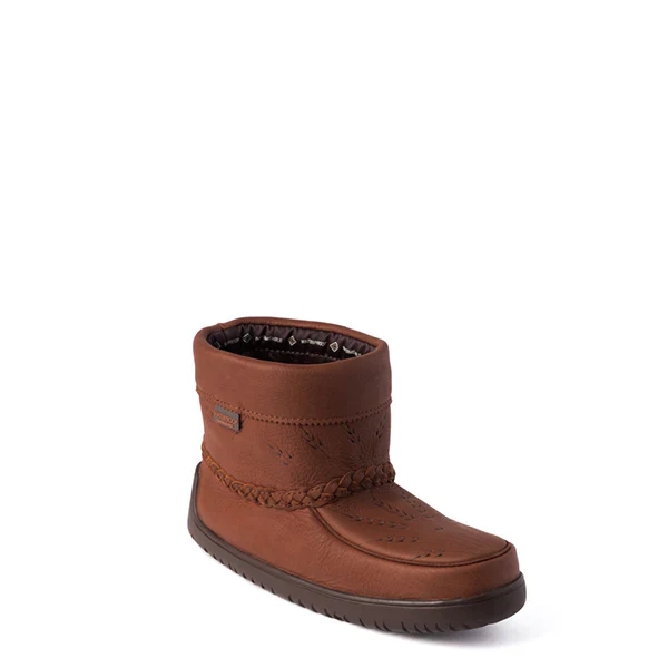 Manitobah Women's Waterproof Tamarack Ankle Mukluks - Tobacco
