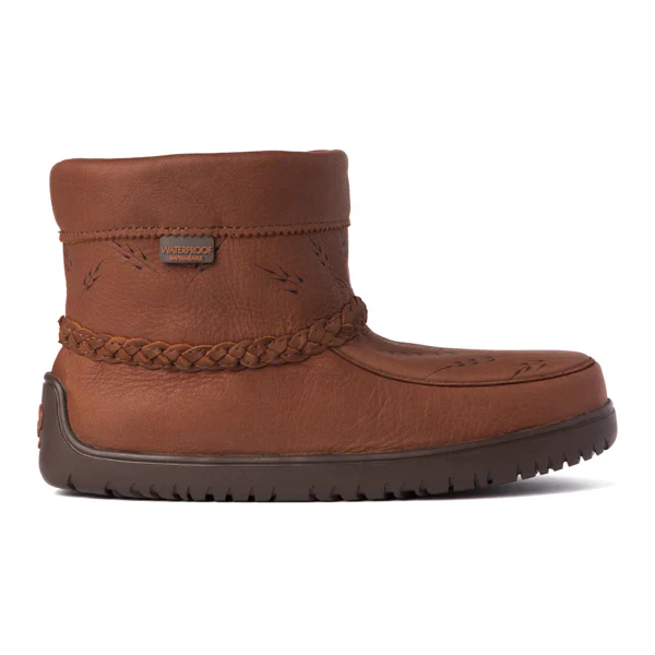 Manitobah Women's Waterproof Tamarack Ankle Mukluks - Tobacco - Image 2