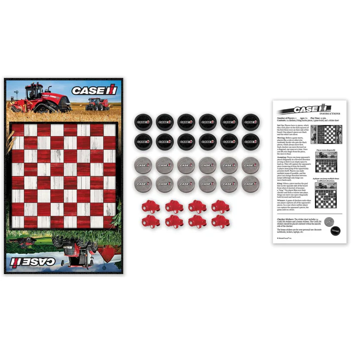 Masterpiece Case IH Checkers Board Game - Image 2