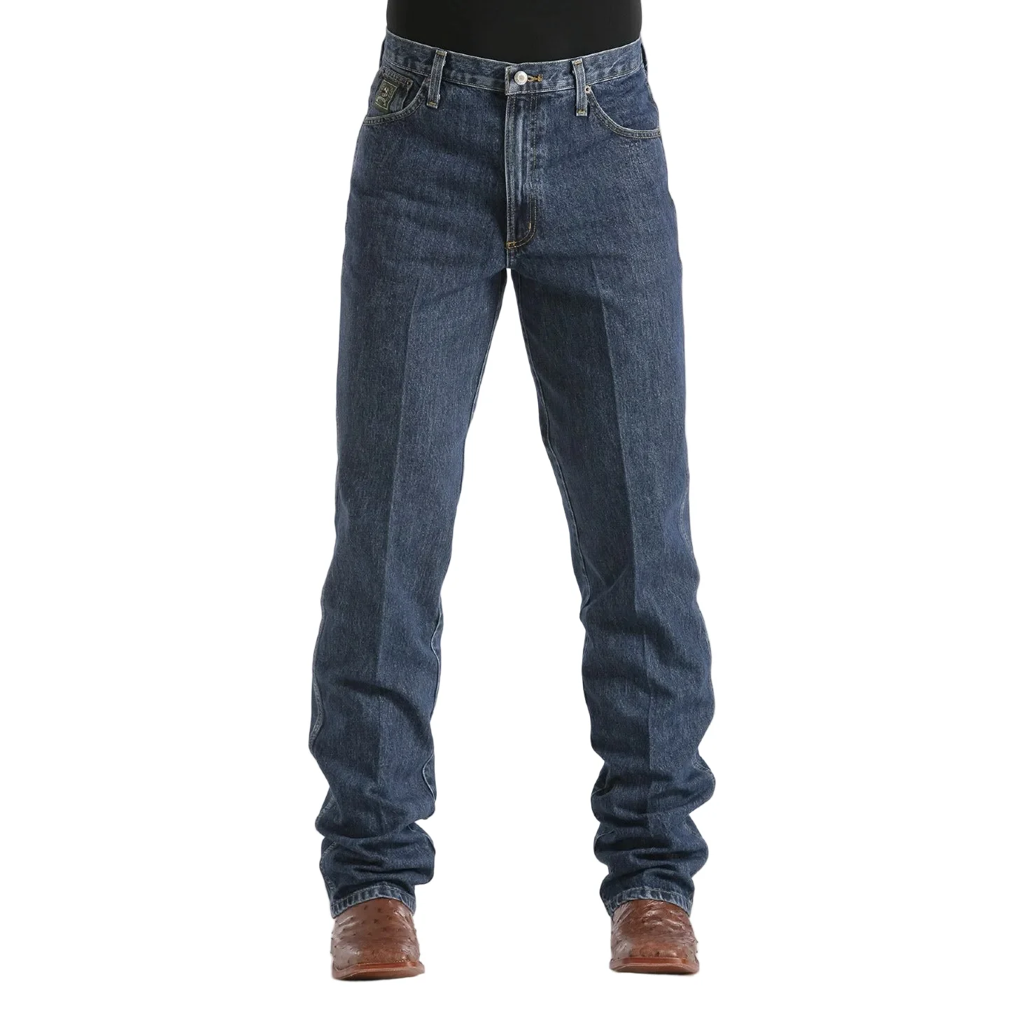 Cinch Men's Green Label Relaxed Tapered Jeans - Dark Stonewash