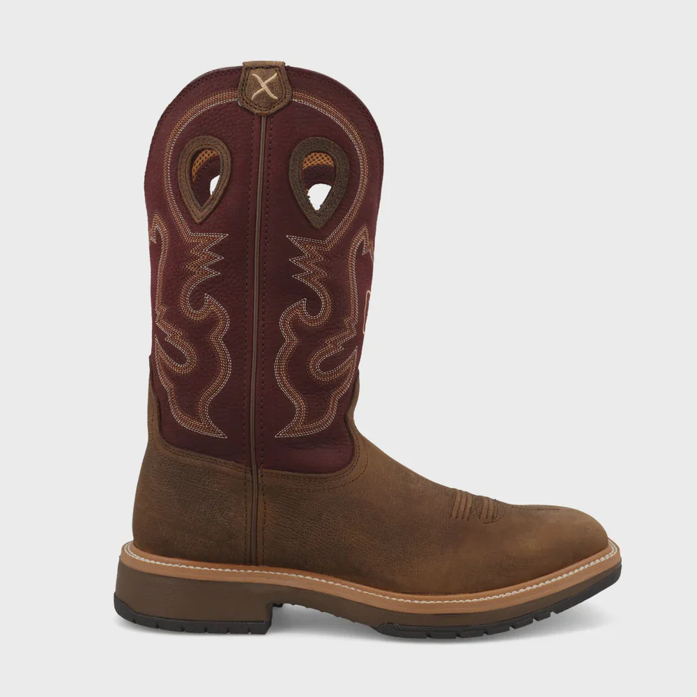 Men's 12" Horseman - Brunette & Oxblood - Image 2