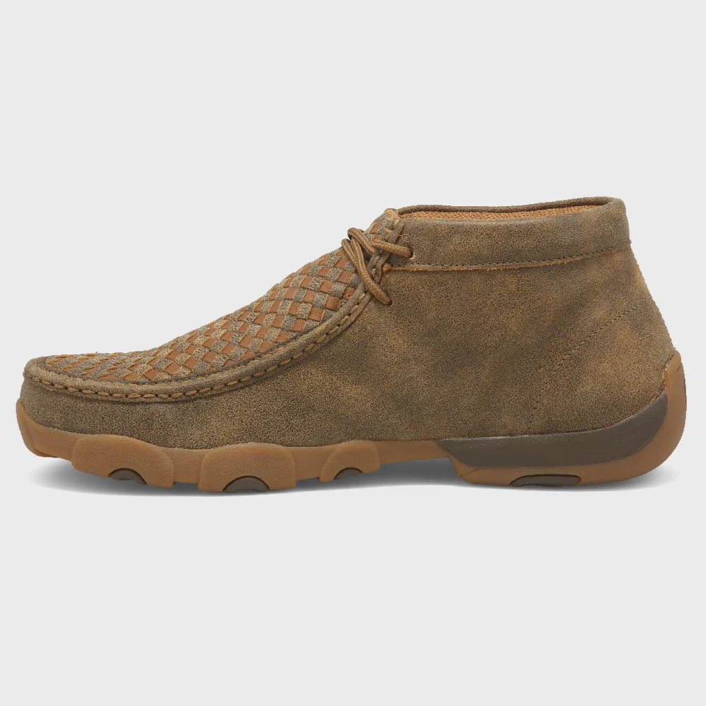 Men's Chukka Driving Moc - Bomber & Tan - Image 5
