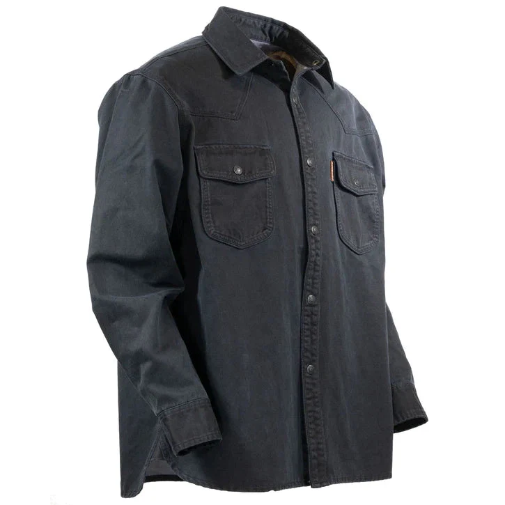 Outback Trading Men's Kennedy Canyonland Shirt - Navy - Image 3