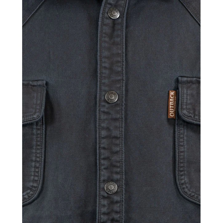 Outback Trading Men's Kennedy Canyonland Shirt - Navy - Image 4