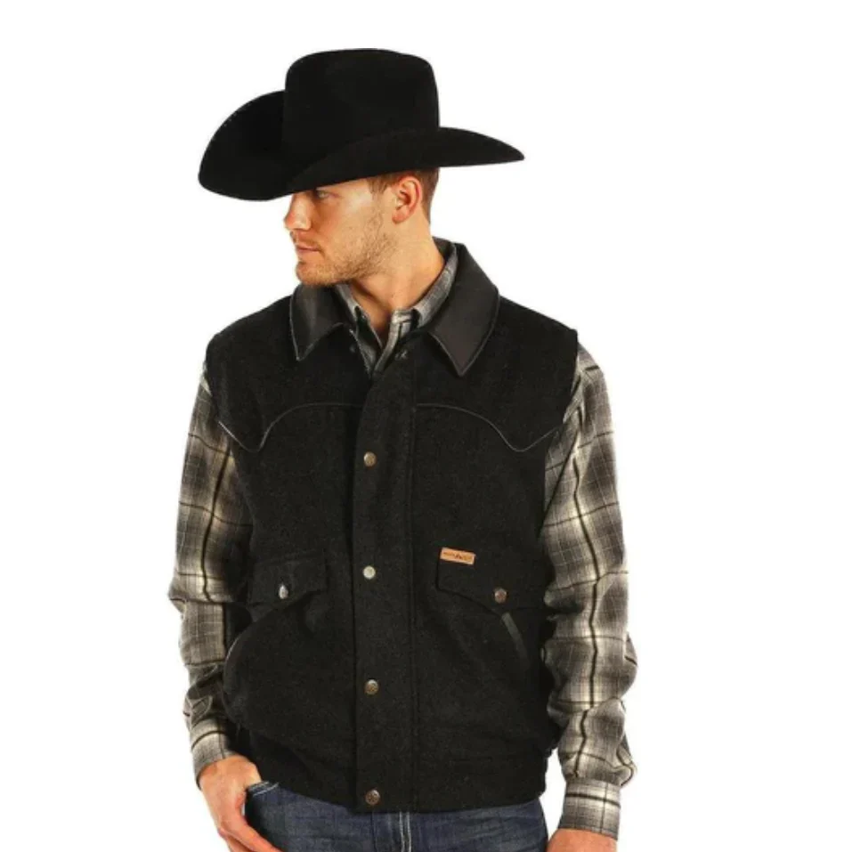 Powder River Men's Tall Heather Holbrook Vest - Assorted Colours